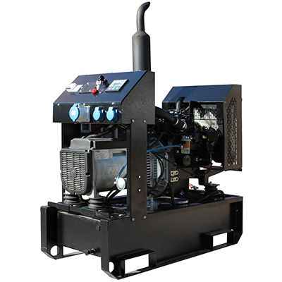 Дизельный генератор GENBOX IV40 в контейнере на шасси с АВР